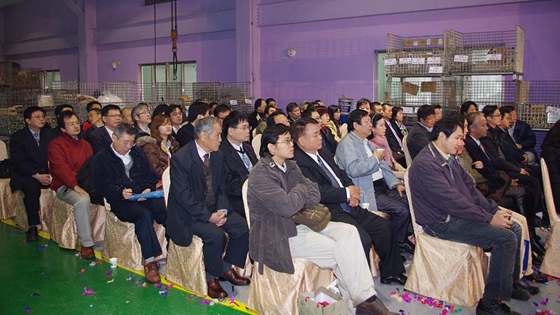 長岡機械新工場の開業式